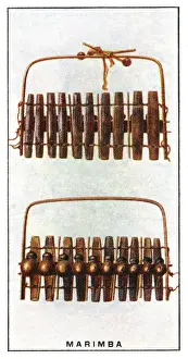 Gourd Prints: Marimba