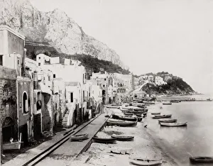 Marina and boats, Capri, Italy