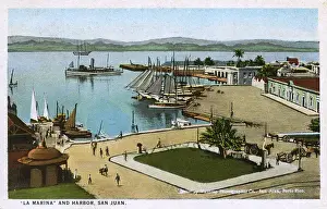 Puerto Prints: Marina and harbour, San Juan, Puerto Rico