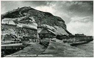 Marine Drive from Harbour, Scarborough, Yorkshire