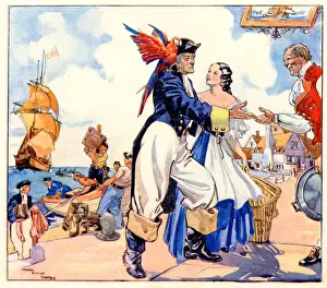 Parrots Prints: The Mariners Return by Mary Fison Bates