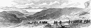 Marines on the march on Skye Marines on the march on Skye