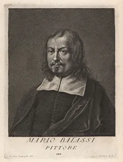 Mario Balassi, Italian painter of the Baroque period, 1604-166