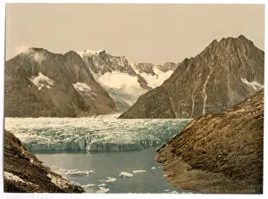 The Marjelensee (7, 700 feet above the sea), Valais, Alps of
