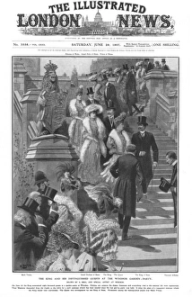 Images Dated 1st November 2011: Mark Twain meets Edward VII and Queen Alexandra, 1907