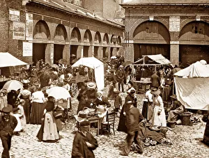 Market, Abbeville, France