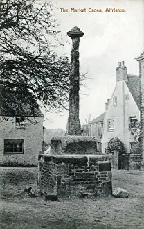 The Market Cross at Alfriston, East Sussex, England. Date: circa 1910s