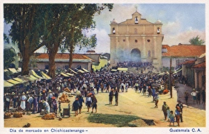 Images Dated 29th September 2015: Market day, Chichicastenango, Guatemala, Central America