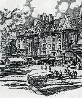 Wandering Prints: Market Day Dieppe