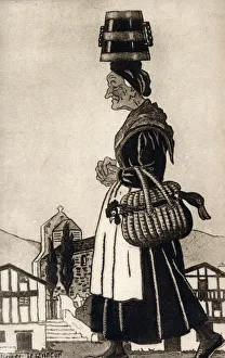Basque Gallery: Market Day in the French Basque Region