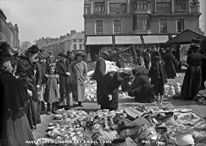 Delft Prints: Market Day in Lisburn, Let Em All Come
