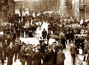 Market Day, Penistone early 1900's