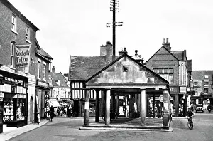 Drayton Prints: Market Drayton Butter Cross probably 1920s