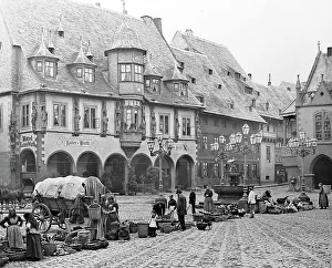 Market, Goslar, Germany, Victorian period