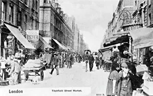 Traders Gallery: Market in Great Titchfield Street, London