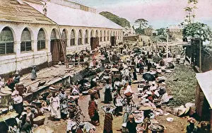 Sierra Prints: Market Hall, Freetown, Sierra Leone, West Africa