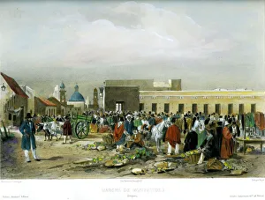Market At Montevideo, Uraguay