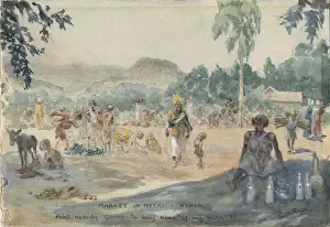 Market in Nyeri, Kenya