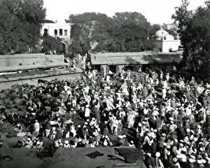 Pakistan Prints: Market in Peshawar (Pekhawar), now in Pakistan