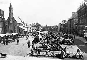 Market Place, Bishop Auckland early 1900's