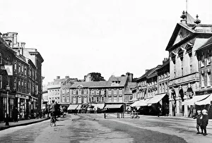 Market Place, Blandford Forum early 1900's