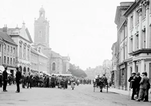 Market Place, Blandford Forum early 1900's