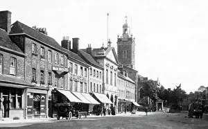 Market Place, Blandford Forum early 1900's