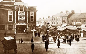 Market Place, Blyth Northumberland early 1900's