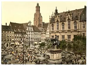 Breslau Prints: Market place, Breslau, Silesia, Germany (i. e. Wroclaw, Pola