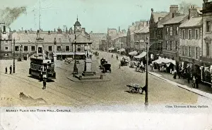 Brampton Prints: Market Place, Carlisle, Cumbria