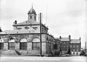 Hillsborough Prints: The Market Place, Hillsborough