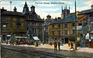 Market Place, Huddersfield, Yorkshire