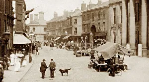 Market Place, Macclesfield, early 1900s