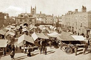 Market Place, Peterborough early 1900's