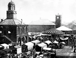 Shields Collection: Market Place, South Shields early 1900's
