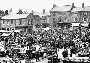 Thirsk Prints: Market Place Thirsk Victorian period