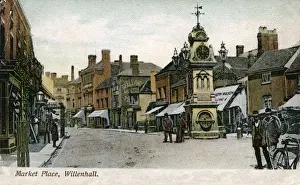 Midlands Prints: The Market Place, Willenhall, West Midlands, England