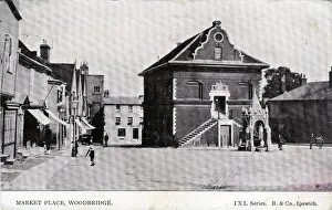Ipswich Prints: Market Place, Woodbridge, Suffolk