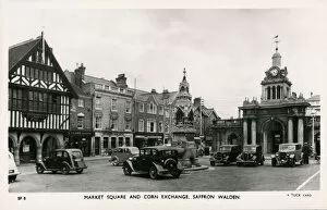 Parking Gallery: Market Square and Corn Exchage, Saffron Walden, Essex