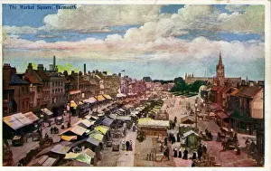 Yarmouth Prints: The Market Square, Great Yarmouth, Norfolk