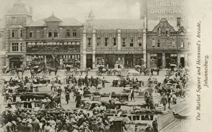 Draper Prints: The Market Square and Henwoods Arcade - Johannesburg, South Africa. Date: 1905