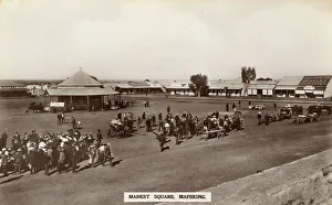 Stalls Collection: Market square, Mafeking, South Africa