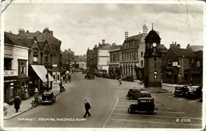 Staffordshire Prints: Market Square, Wednesbury, Staffordshire