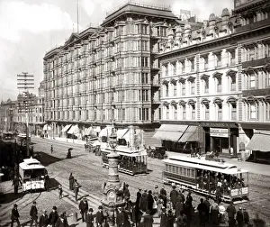 Market St San Francisco, California, circa 1890