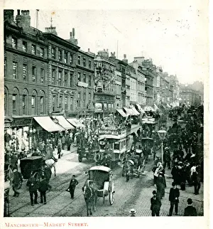 Tramlines Prints: Market Street, Manchester