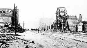 Earthquake Prints: Market Street, San Francisco earthquake
