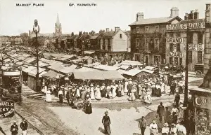 Market Place Prints: The Marketplace, Great Yarmouth, Norfolk
