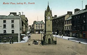 Clocktower Prints: The Marketplace - Looking North - Penrith, Cumbria