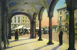 Stalls Collection: Marketplace at Pessina Street, Lugano, Switzerland