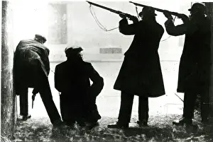 Marksman Prints: Marksmen at Sidney Street Siege, London, 1911